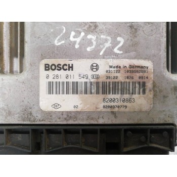 Recambio de centralita motor uce para renault scenic ii authentique referencia OEM IAM 8200310863 0281011549 