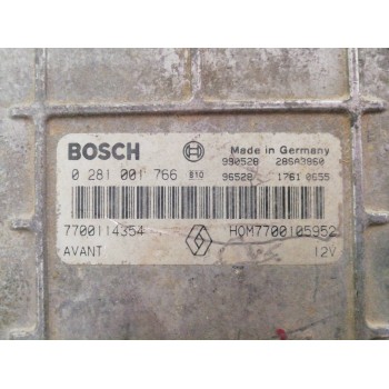 Recambio de centralita motor uce para renault laguna (b56) 1.9 dti rt referencia OEM IAM 7700114354 0281001766 7700105952