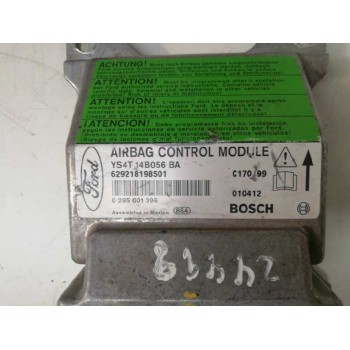 Recambio de centralita airbag para ford focus berlina (cak) ambiente referencia OEM IAM YS4T14B056BA 629218198501 0285001396