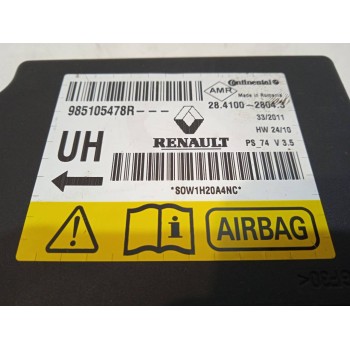 Recambio de centralita airbag para renault megane iii berlina 5 p dynamique referencia OEM IAM 985105478R  