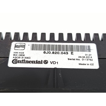 Recambio de mando climatizador para seat ibiza (6j5) stylance / style referencia OEM IAM 6J0820043E  