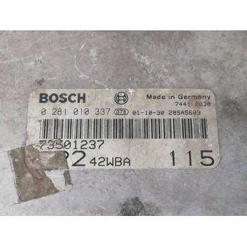 Recambio de centralita motor uce para fiat stilo (192) 1.9 jtd 115 referencia OEM IAM 0281010337 73501237 