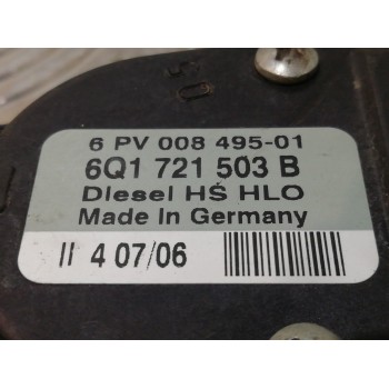 Recambio de potenciometro pedal para seat ibiza (6l1) reference referencia OEM IAM 6Q1721503B 6Q1721503B 