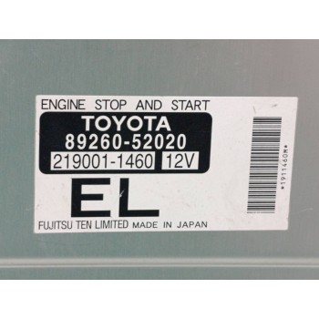 Recambio de modulo electronico para toyota yaris active referencia OEM IAM 8926052020  