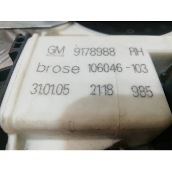 Recambio de elevalunas delantero derecho para opel vectra c berlina club referencia OEM IAM 9178988 106046, 0130822012 9178986 ,