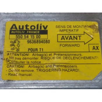 Recambio de centralita airbag para peugeot 206 berlina xt referencia OEM IAM 9636894080 550541500 