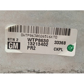 Recambio de intercooler para opel zafira b cosmo referencia OEM IAM 13213402 WTP8630 