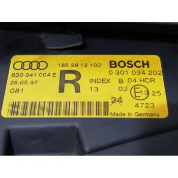 Recambio de faro derecho para audi a4 berlina (b5) 1.8 t referencia OEM IAM 8D0941004E 1852912100, 1305235257 1305219063