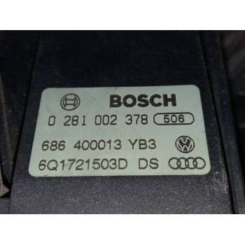 Recambio de potenciometro pedal para seat toledo (1m2) signo referencia OEM IAM 0281002378 6Q1721503 