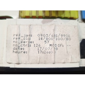 Recambio de cuadro instrumentos para citroën jumpy 1.9 td sx furg. referencia OEM IAM 1480110080  