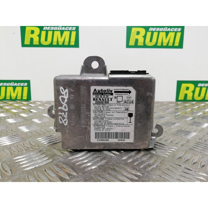 Recambio de centralita airbag para renault megane ii berlina 5p authentique referencia OEM IAM 8200307800 603383300 