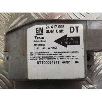 Recambio de centralita airbag para opel combo (corsa c) familiar referencia OEM IAM 24417008 327963935 