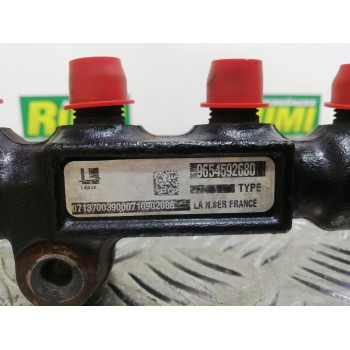 Recambio de rampa inyectora para citroën c4 coupe vtr referencia OEM IAM 9654592680  