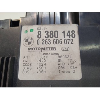 Recambio de cuadro instrumentos para bmw serie 3 berlina (e46) 320d referencia OEM IAM 62118380148  