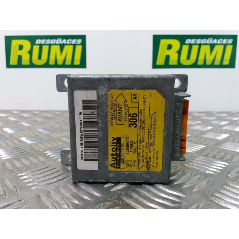 Recambio de centralita airbag para peugeot 306 berlina 3/4/5 puertas (s2) style referencia OEM IAM 550741000 9636894180 