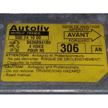 Recambio de centralita airbag para peugeot 306 berlina 3/4/5 puertas (s2) style referencia OEM IAM 550741000 9636894180 