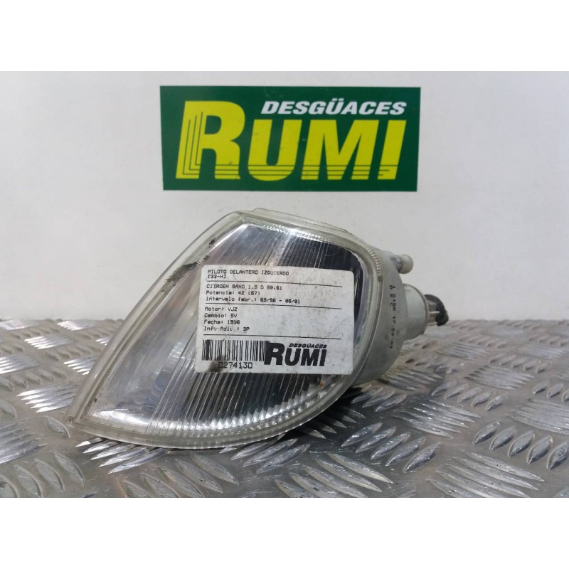 Recambio de piloto delantero izquierdo para citroën saxo 1.1 monaco referencia OEM IAM   