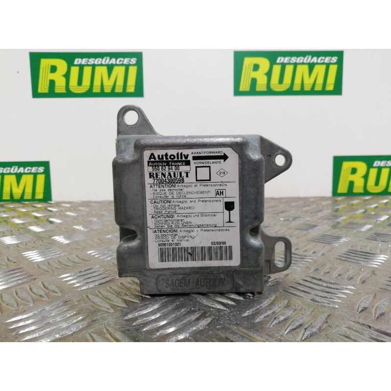 Recambio de centralita airbag para renault megane i fase 2 berlina (ba0) 1.4 e referencia OEM IAM 7700430059B 550629400 