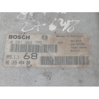 Recambio de centralita motor uce para peugeot 406 berlina (s1/s2) sl referencia OEM IAM 0261203795 9616545480 