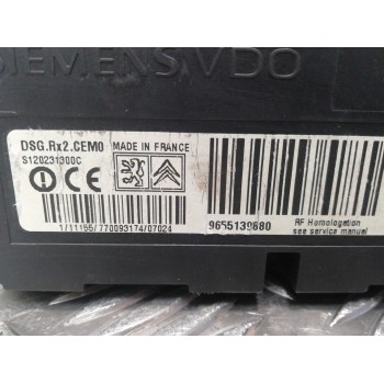 Recambio de modulo electronico para citroën c4 berlina exclusive referencia OEM IAM 9655139880 S120231300C 