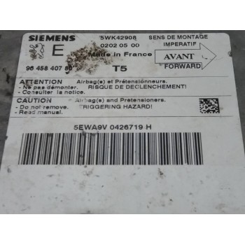 Recambio de centralita airbag para peugeot 307 (s1) xr clim plus referencia OEM IAM 9645840780 5WK42908 