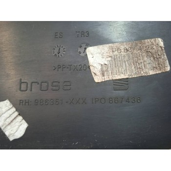 Recambio de elevalunas delantero derecho para seat leon (1p1) fr referencia OEM IAM 1P0867436  