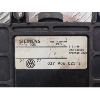 Recambio de centralita motor uce para volkswagen golf iii berlina (1h1) cl referencia OEM IAM 037906025J 5WP4206 