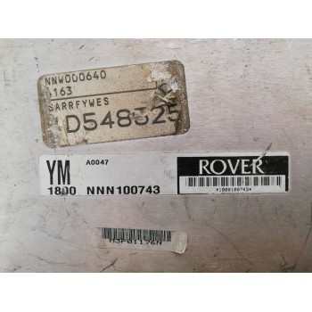 Recambio de centralita motor uce para mg serie 25 (rf) classic (3-ptas.) referencia OEM IAM NNN100743 1800100743 