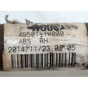 Recambio de transmision delantera derecha para kia rio concept referencia OEM IAM 495011W000  