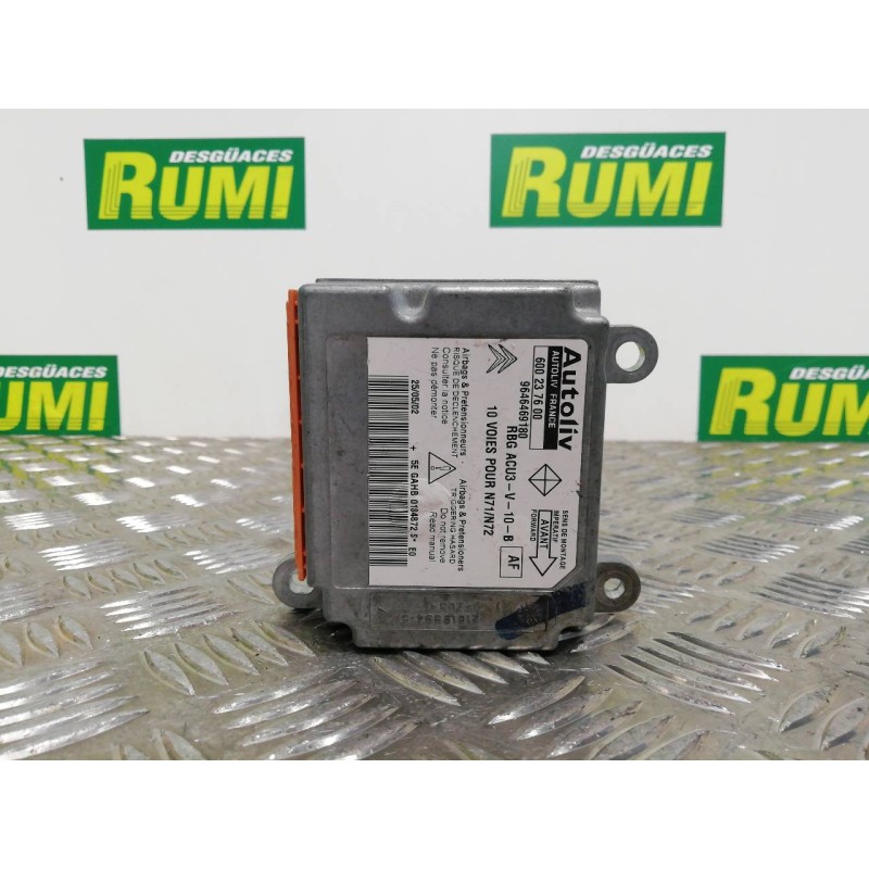 Recambio de centralita airbag para citroën xsara berlina 2.0 hdi exclusive (80kw) referencia OEM IAM 9646469180 600237600 