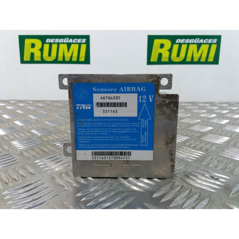 Recambio de centralita airbag para fiat punto berlina (188) 1.9 d elx (i) referencia OEM IAM 46766385 331163 