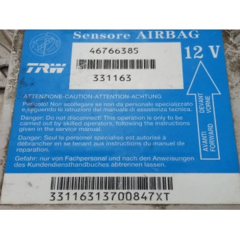 Recambio de centralita airbag para fiat punto berlina (188) 1.9 d elx (i) referencia OEM IAM 46766385 331163 
