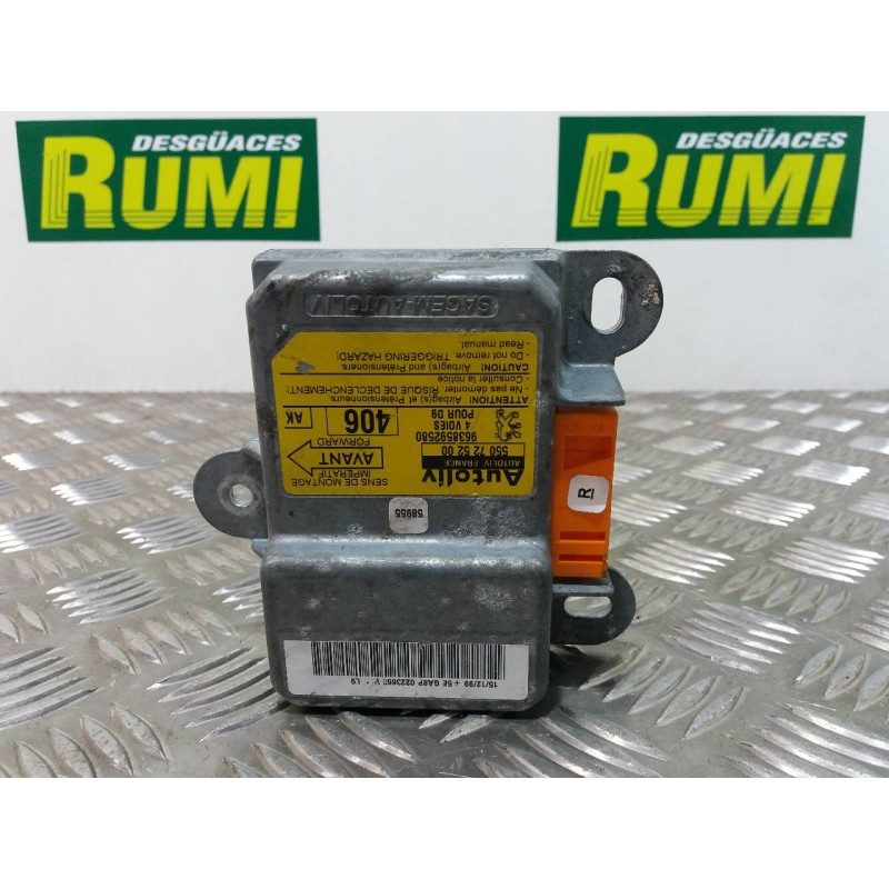 Recambio de centralita airbag para peugeot 406 berlina (s1/s2) stdt referencia OEM IAM 550725200 9638592580 