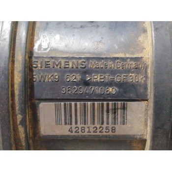 Recambio de caudalimetro para citroën berlingo 1.9 d 600 niv.a furg. referencia OEM IAM 5WK9621 9629471080 