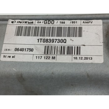 Recambio de elevalunas trasero derecho para volkswagen touran (1t3) advance referencia OEM IAM 1T0839730Q  