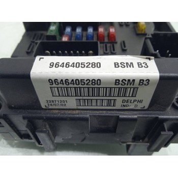 Recambio de caja reles / fusibles para citroën xsara berlina 1.6i 16v sx referencia OEM IAM 9646405280  