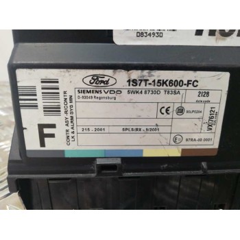 Recambio de centralita check control para ford focus berlina (cak) ambiente referencia OEM IAM 1S7T15K600FC 5WK48730D 