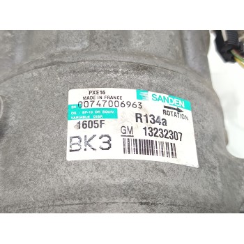 Recambio de compresor aire acondicionado para opel insignia sports tourer cosmo referencia OEM IAM 13232307  