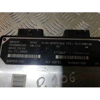 Recambio de centralita motor uce para peugeot 206 berlina xn referencia OEM IAM 9641390180 9648201580 R04080030D