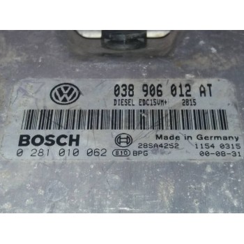 Recambio de centralita motor uce para seat toledo (1m2) signo referencia OEM IAM 0281010062 038906012AT 