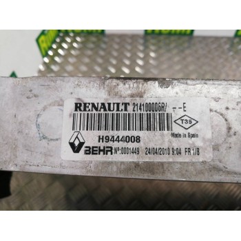 Recambio de radiador agua para renault laguna iii expression referencia OEM IAM 214100006RF  