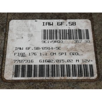 Recambio de centralita motor uce para fiat punto berlina (176) 60 sole referencia OEM IAM 7787316 IAW6FSB 