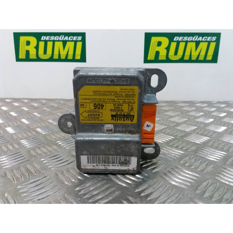Recambio de centralita airbag para peugeot 406 berlina (s1/s2) svdt referencia OEM IAM 9638592580 550725200 