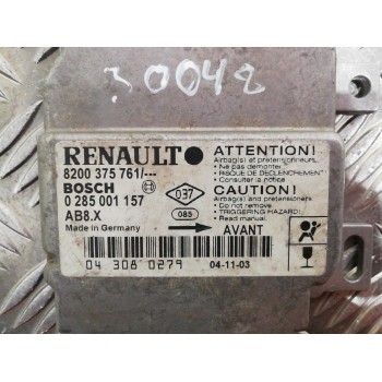 Recambio de centralita airbag para renault clio ii fase ii (b/cb0) authentique referencia OEM IAM 8200375761 0285001157 