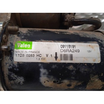 Recambio de motor arranque para opel agila cosmo referencia OEM IAM D6RA249 0911591 