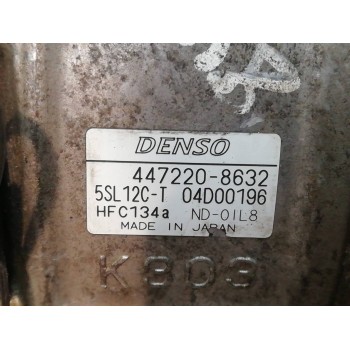Recambio de compresor aire acondicionado para fiat stilo (192) 1.6 16v referencia OEM IAM 4472208632 5SL12CT 04D00196