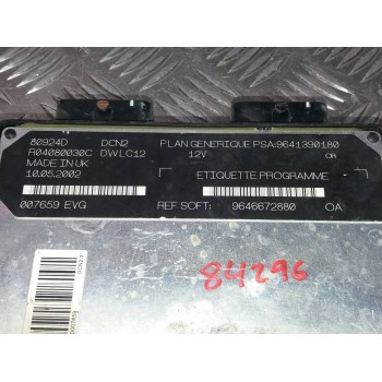 Recambio de centralita motor uce para peugeot 206 berlina xn referencia OEM IAM 9646672880 9641390180 