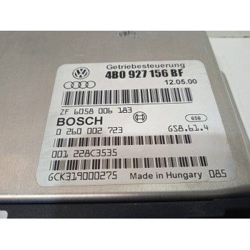 Recambio de centralita cambio automatico para audi a6 berlina (4b2) 2.5 tdi referencia OEM IAM 4B0927156BF  