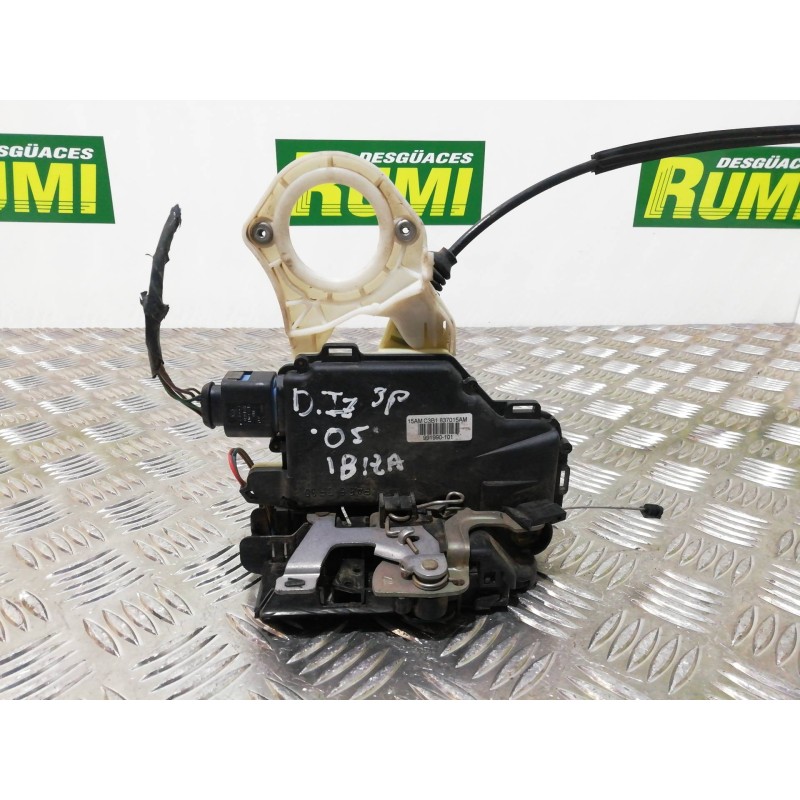 Recambio de cerradura puerta delantera izquierda para seat ibiza (6l1) reference referencia OEM IAM 3B1837015AM  