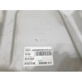 Recambio de elevalunas delantero izquierdo para volkswagen caddy ka/kb (2k) furg. referencia OEM IAM 1T0837755H 1T0959701B 